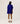 Poncho cachemire - Bleu Outremer