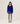 Pull col V oversize en cachemire - Bleu Outremer
