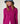Twin-set med turtleneck i siden - Fuchsia