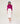 Twin-set med turtleneck i siden - Fuchsia