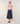 Kort cardigan i merinoull - Pearl Pink