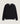 Pullover mit V-Ausschnitt aus Merinowolle – Schwarz
