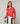 Jersey de cuello redondo de lana merino - Naranja Corail