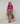 Jersey de cuello redondo de lana merino - Fucsia