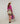 Jersey de cuello redondo de lana merino - Fucsia