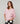 Oversized wollen trui met V-hals - Lichtroze