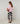 Oversized wollen trui met V-hals - Lichtroze