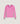 Jersey tricolor con cuello redondo en lana merino - Candy Pink