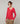 Jersey de lana merino con cuello asimétrico - Framboise