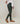 Legging en cuir stretch - Sapin