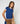 Ylletwinset med rund hals - Sapphire Blue