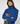 Pull col roulé en laine mérinos - Bleu Azur