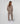 Cashmere hooded jacket - Taupe